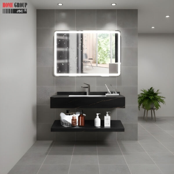 Bàn đá Lavabo 02 tầng HGBD02 - Hình ảnh 2