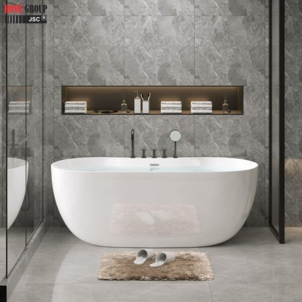Bồn tắm massage oval KB11