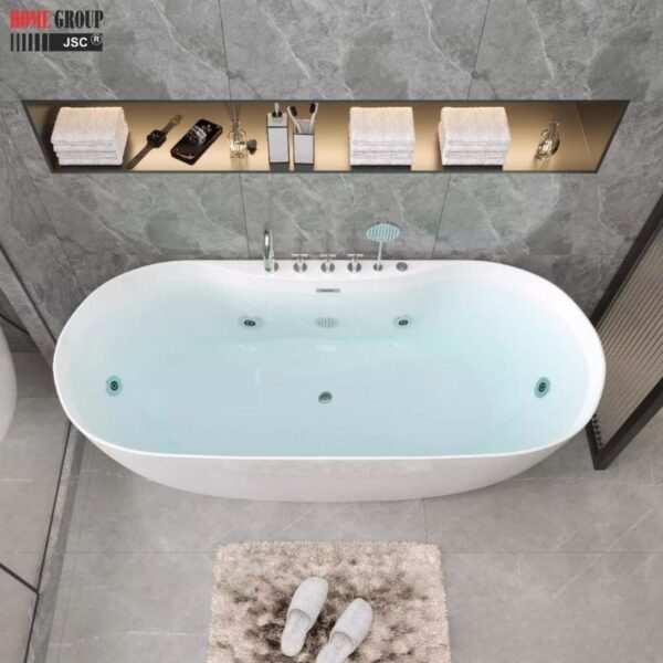 Bồn tắm massage oval KB11
