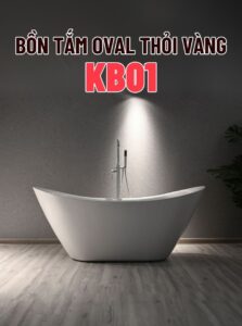 Bon tam oval thoi vang KB01 1