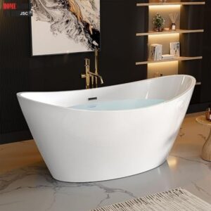 Bồn tắm oval thỏi vàng KB10