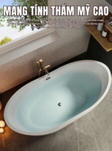 Bon tam oval thoi vang KB10 5