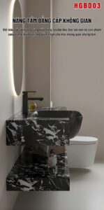 Bàn đá Lavabo 02 tầng HGBD03 5 Ban da lavabo 02 tang HGBD03 1 3