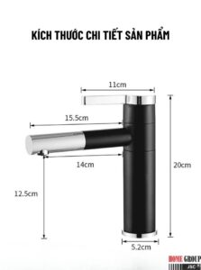 Vòi Lavabo KV04D 9 Voi lavabo KV04D 5