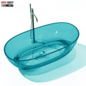 Bồn tắm ovan trong suốt KB17
