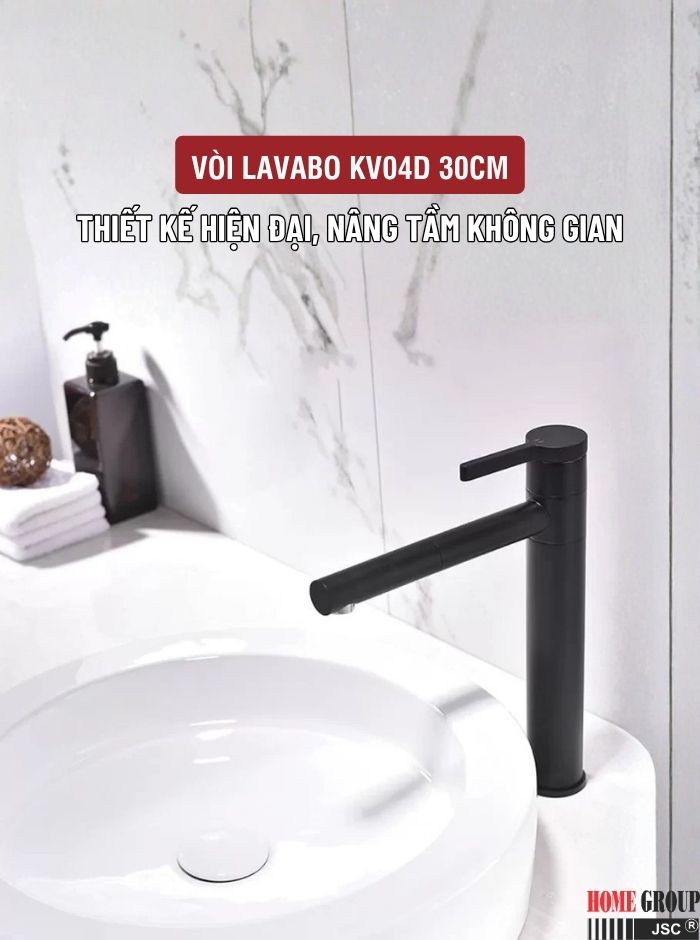 Vòi lavabo KV04D 30cm