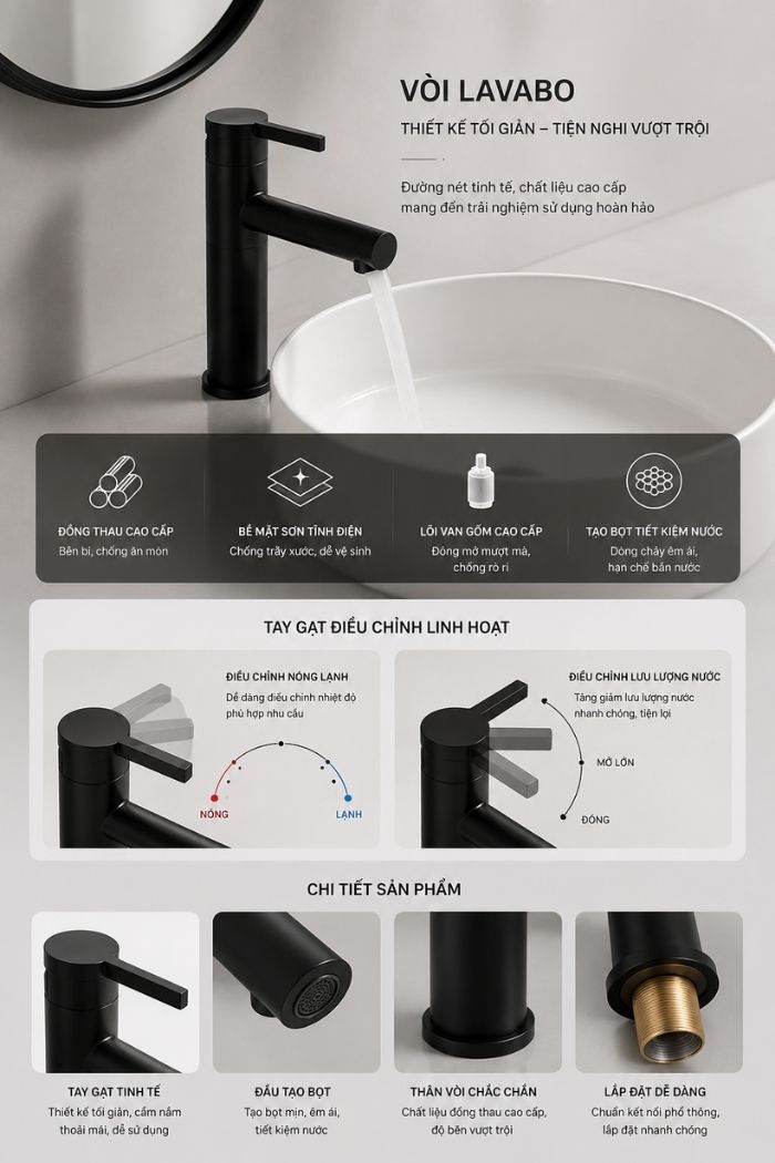 Vòi lavabo KV04D