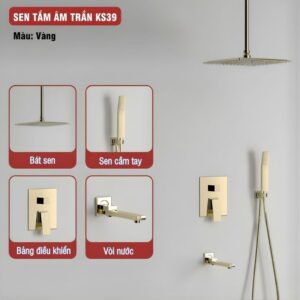 Sen tắm âm trần KS39