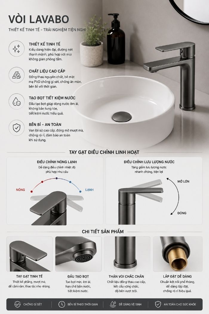 Vòi lavabo KV20D