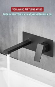Vòi lavabo âm tường KV12D