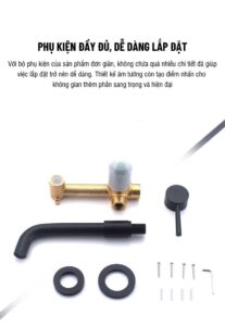 Vòi lavabo âm tường KV15D