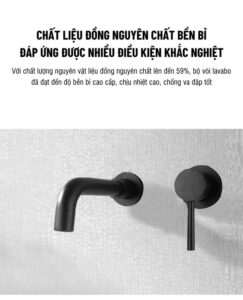 Vòi lavabo âm tường KV15H