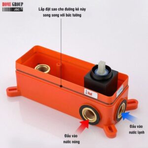 Vòi lavabo âm tường KV16D