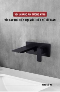 Vòi lavabo âm tường KV16T