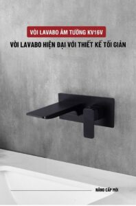 Vòi lavabo âm tường KV16V