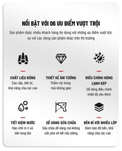 Vòi lavabo âm tường KV16V