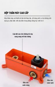 Vòi lavabo âm tường KV16V