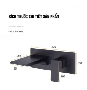 Vòi lavabo âm tường KV16V
