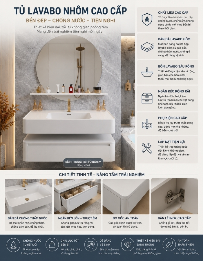 Tủ Lavabo KT45