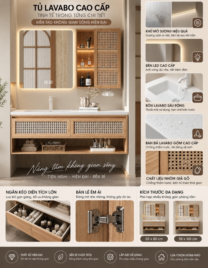 Tủ Lavabo KT50